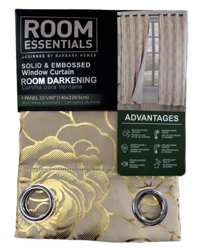 Blackout Curtain Solid 55"x 90"