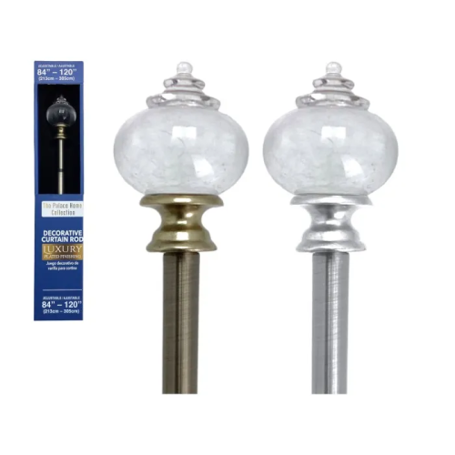 Curtain Rod Metal 84-120"