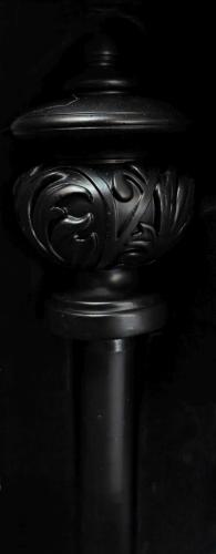 Curtain Rod 28"-48" Black