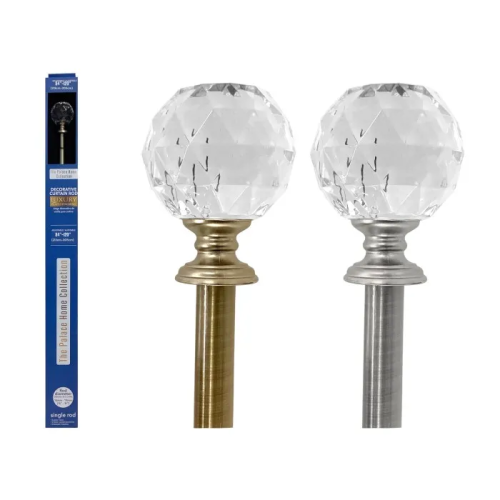 Curtain Rod Metal 84-120"