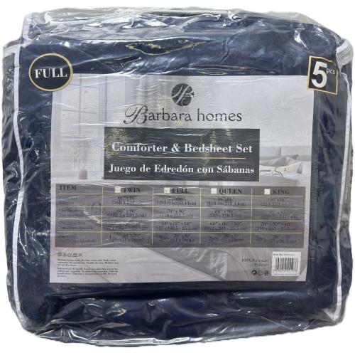 Comforter & Bed Sheet Set 5pc