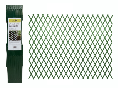  Plastic Garden Fence Green 20" 