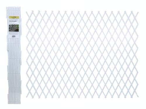  Plastic Garden Fence White 39" 