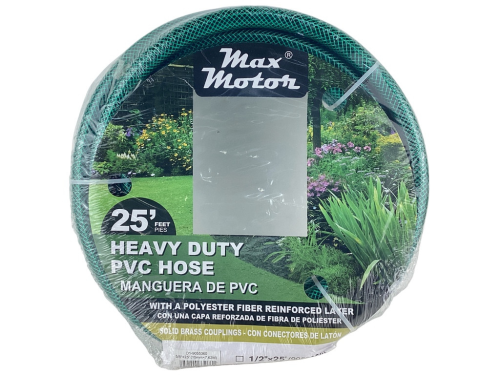 Garden Hose PVC with Brass Connector 5/8"x 25'