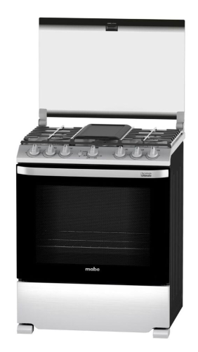 Stove 6 Burner 30" Silver/SS