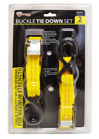 Buckle Tie Down Set 2pc