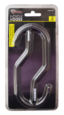 Bicycle Hooks 6" 2pc