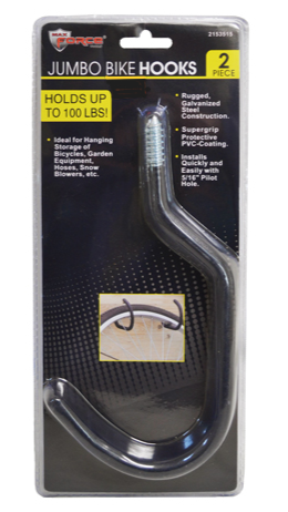 Bicycle Hooks 9" 2pc