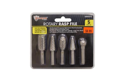 Rotary Rasp Files 5pc