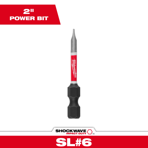 Power Bit Slotted 1/8 x 2