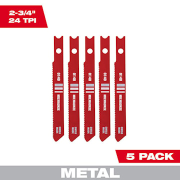 Jigsaw Blade 2 3/4 24TPI 5pc