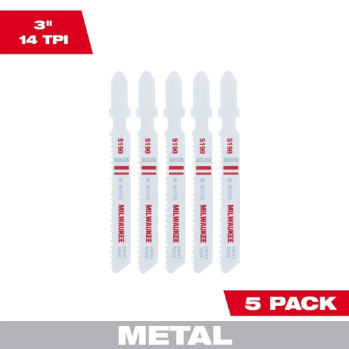 Jigsaw Blade 3 14TPI 5pc