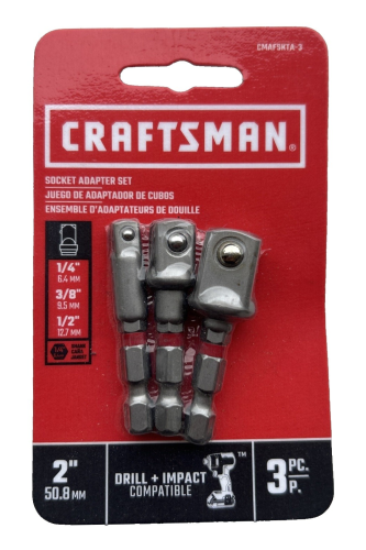 Socket Adapter Set 3pc