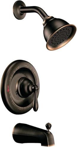 Tub & Shower Set Brn 1H Caldwe