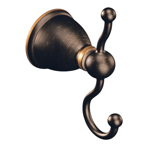 Double Robe Hook Bronze