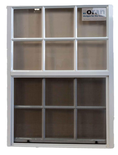 Window Sash 24"x24" Alum Wh