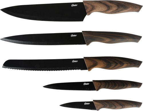 Cutlery Set SS/Black 5pc