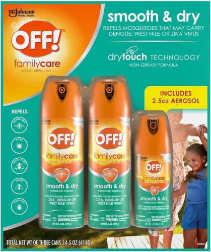 Insect Repellent OFF 3pk