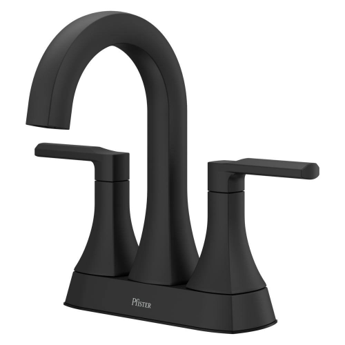 Bathroom Faucet Admiral Blk 2 Handle