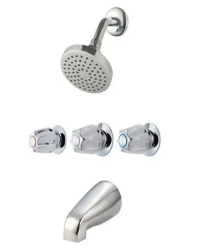 Shower 3 Valve Chrome