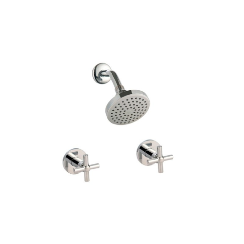 Shower Set Polished Chrome 2 handle