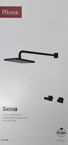 Shower Head Set Matt Black 2H