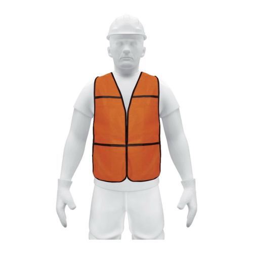 Safety Vest Orange Poly