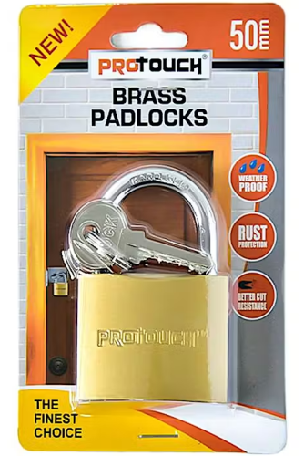 Padlock 2" Brass