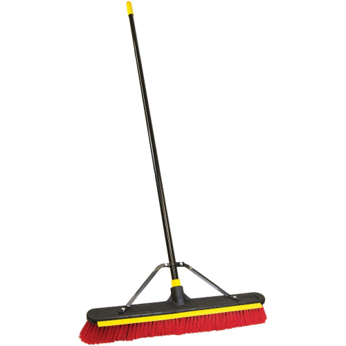 Push Broom w/squeegee 24"