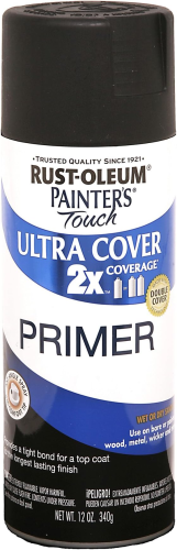 Spray Paint Ultra Flat Blk 12oz