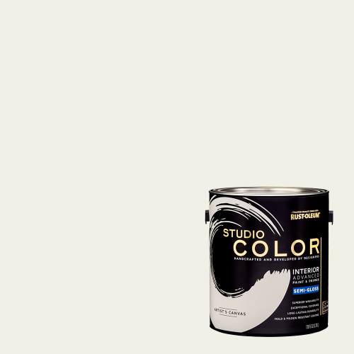 Paint/Primer  Studio Interior  Semi Gloss Artist's Canvas