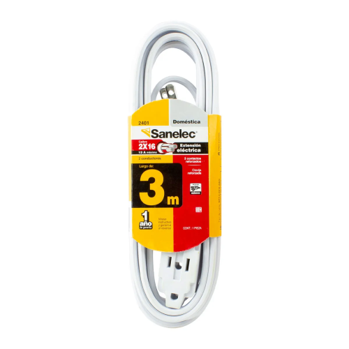 Extension Cord White 10'