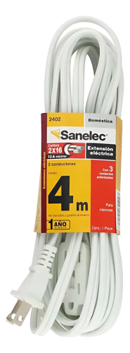 Extension Cord White 13'