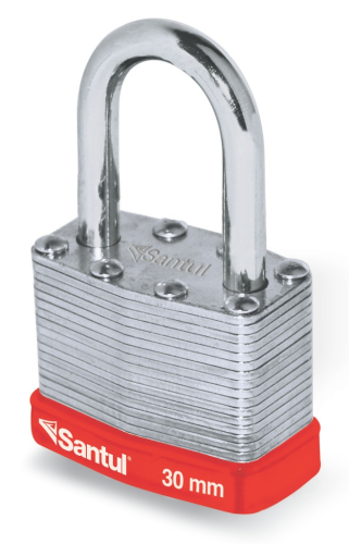 Padlock 30mm Laminated