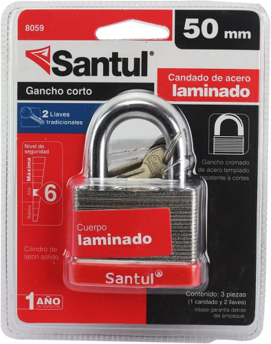 Padlock 50mm Laminated