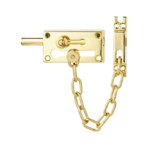 Latch W/Chain A-Brass