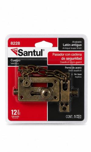 Latch W/Chain A-Brass