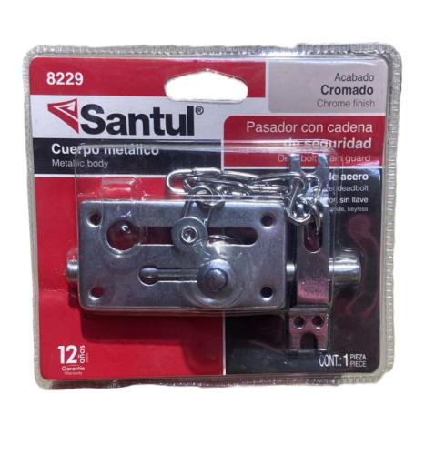 Latch W/Chain Chrome