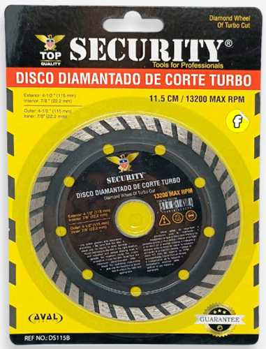 Turbo Cut Wheel Diamond 4 1/2"