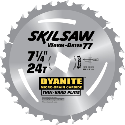 Saw Blade 7 1/4" 24T