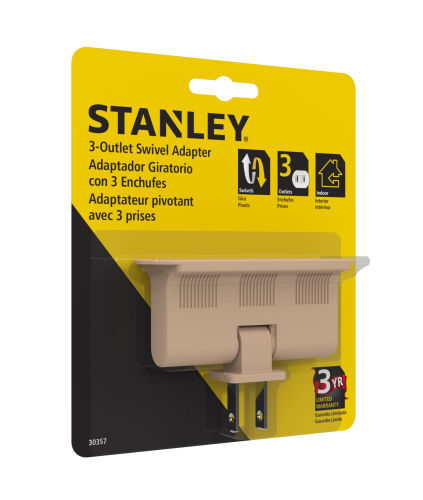 Outlet Adapter 3 Port Polorized