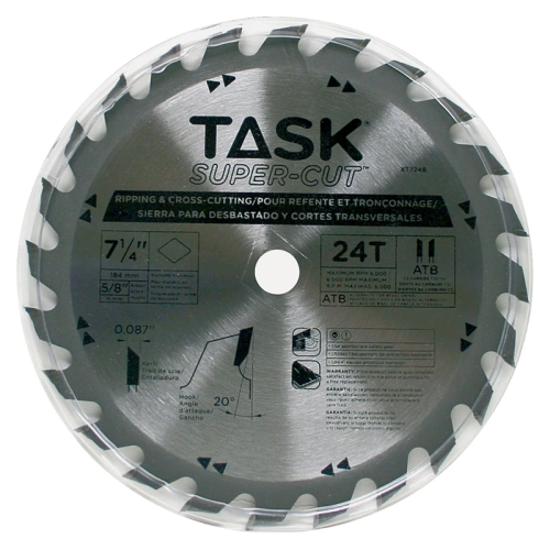 Circular Saw Blade 7-1/4" 24T