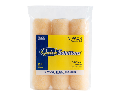 Paint Roller 3pc 9"x3/8"