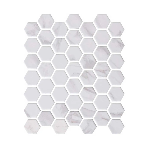 Tile 10x12 Alida Hex White