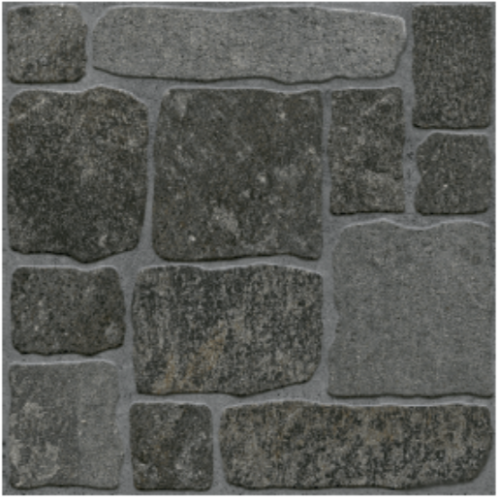 18"x18" Argos Basalto 7pcs