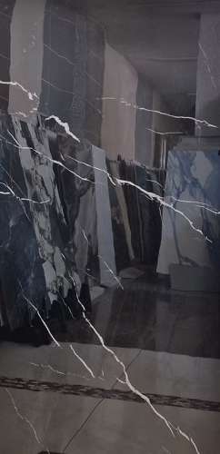 Tile 32"x96" Marquina Black