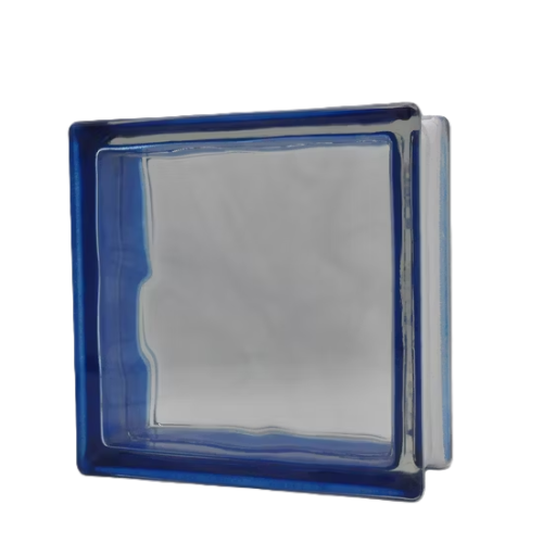 Glass Block Side Color Blue