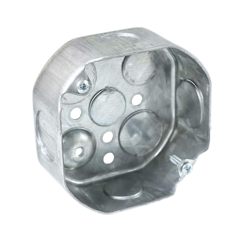 Octagonal Metal Box 1/2" W/Screw