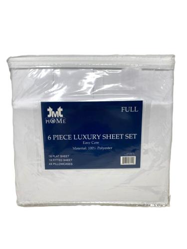 6pc Luxury Sheet Full Set