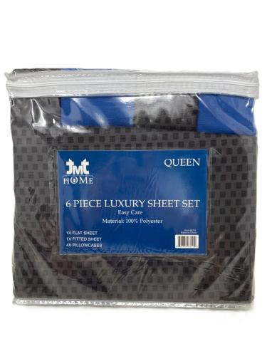 6pc Luxury Sheet Set Queen Size